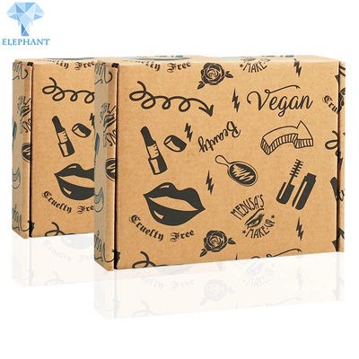 Custom Logo Printed Color Craft Eco Friendly Luxury Corrugated CosmetiC Folding Shipping Boxes